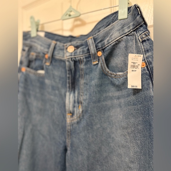 Gap NWT High Rise Horseshoe Jeans in Dark blue indigo - Picture 10 of 16